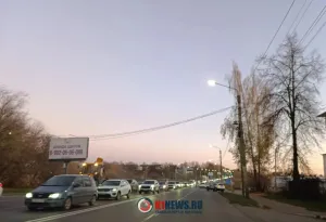Авария на Нижней Дебре спровоцировала пробку в центре Костромы